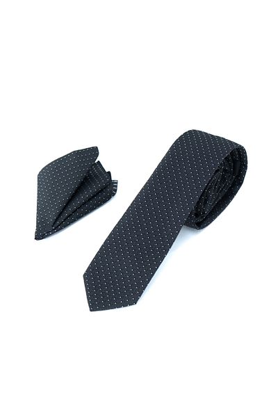Oppland Men's Tie Classic Handkerchief Stylish Shape Stain Resistant Italian Patterned Thin Narrow Design