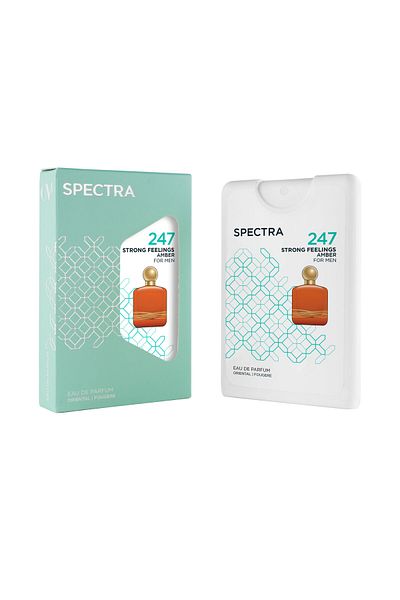 Spectra Pocket 247 Strong Feelings Amber EDP Unisex Perfume - 18ml