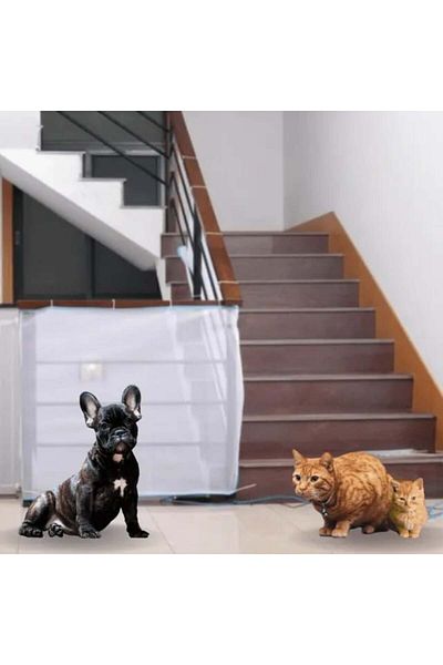 Empria Safety Net For Stairs, Railings, Balconies, For Dogs And Cats, , 300 X 78 Cm, White