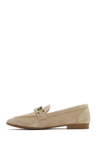 Derimod Mocasini masculini din piele de piele intoarsa bej 25SFD 130310