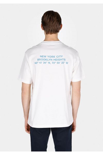 Colin's Comfort Fit Round Neck Plain Men's White Short Sleeve T-Shirt