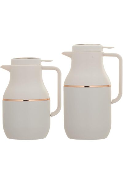 ALSAIF Lucia Tea and Coffee Thermos, Two-Piece Vacuum Insulated Design with L...