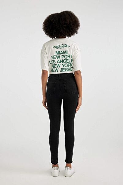 DeFacto Jegging Antrasit Kadın Jean Pantolon B7498AX/NM36