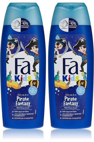 Fa Shower Gel Kids Pirate 250ml, Pack of 2