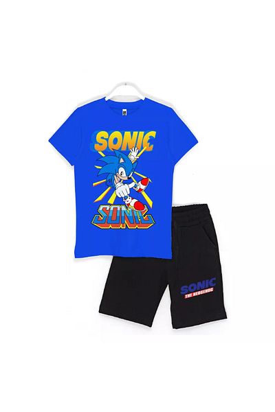 Built By Crazy Set pantaloni scurți pentru copii Sonic The Hedgehog