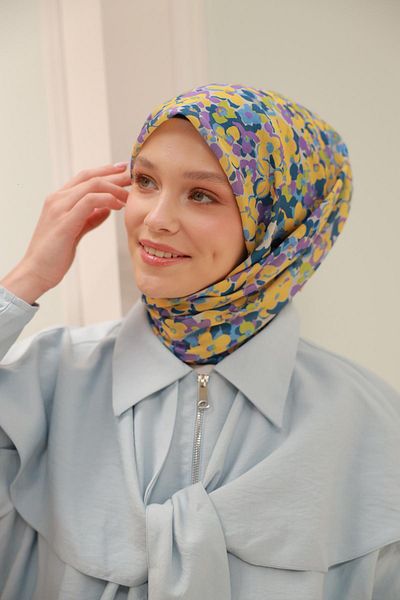 Silk Home Eșarfă de păr - Albastru - De zi cu zi