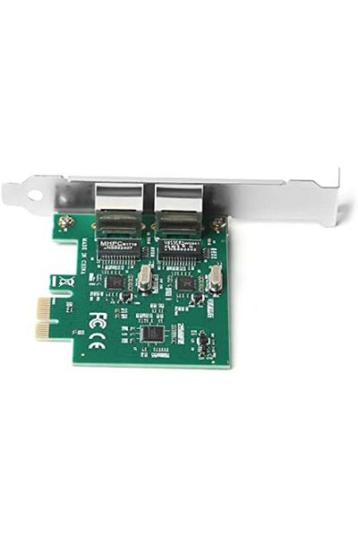 STOREMAX Kadroglu Pcie X2 Dual Gigabit Ethernet Network Card (Dk-Nt-Peglanx2) New 1107872