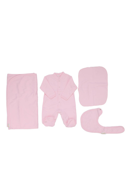 bebegen Baby Girl Pink 4-Piece Hospital Discharge Set