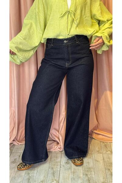 LEVURE LACİVERT KOT PANTOLON