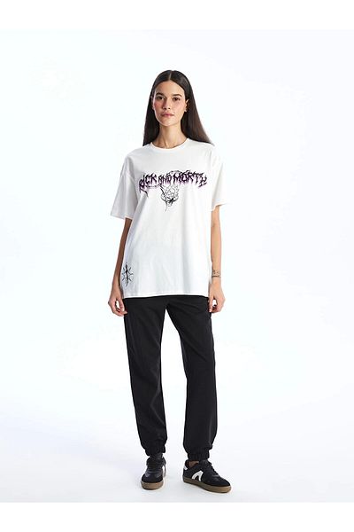 LC Waikiki XSIDE Μαύρο γυναικείο ελαστικό στη μέση ίσιο Jogger Sweatpants