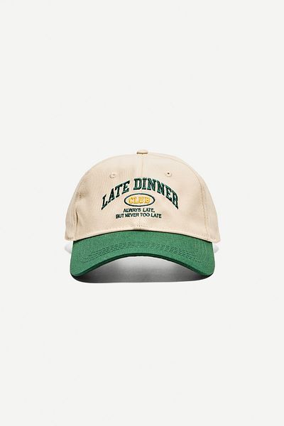 Bershka Embroidered colour block cap