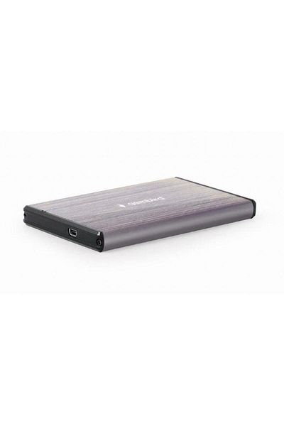 Gembird External rack, Gembird, 2.5" enclosure, Aluminum, Gray