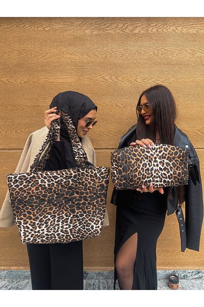 KaiHome حقيبة / حقيبة يد من LeoTote مكشكشة