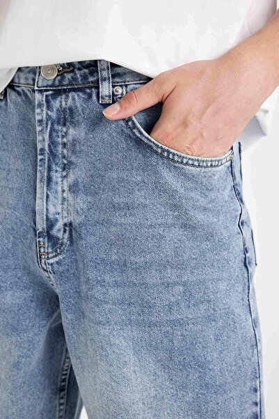 DeFacto Baggy Fit Açık Mavi Erkek Jean Pantolon B3926AX/NM39