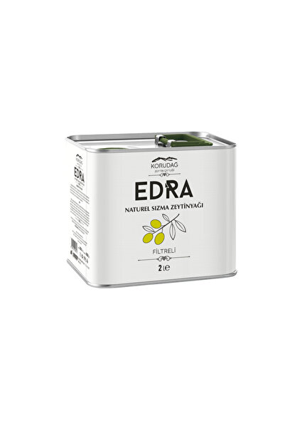 Edra Filtreli 2 Lt Erken Hasat Soğuk Sıkım Sızma Zeytinyağı