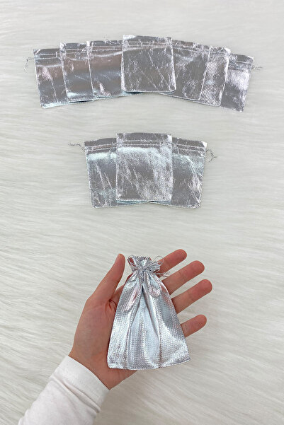 ZEYMERADE حقيبة هدايا خطوبة من الحناء الفضية اللامعة 50 قطعة مقاس 9 × 12 سم، ...