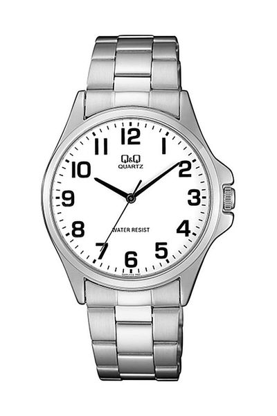 Q&Q Qq Qa06J204Y Water Resistant Metallic Color Men's Wristwatch
