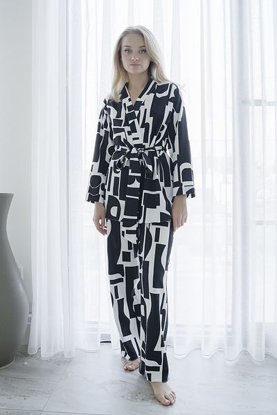 Mita Concept Black-White Seersuite