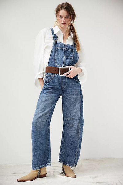 september island Blue Denim Gardener Salopet Jumpsuit