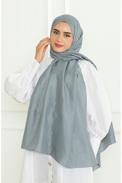 sefamerve Karaca Shawl 81058-02 Καπνιστό