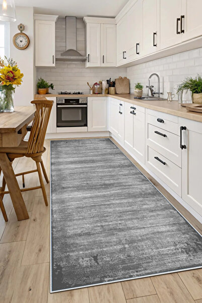 Evimle Makinede yıkanabilir kaymaz taban leke tutmaz mutfak halısı salon halı...