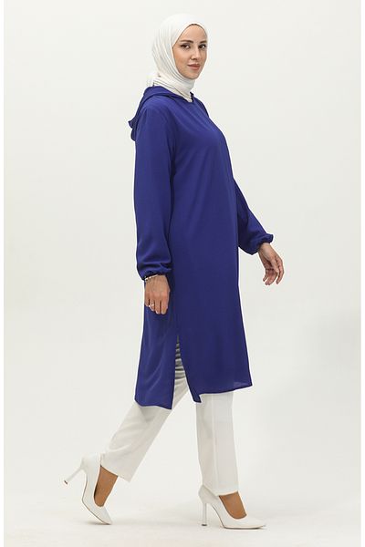 sefamerve 1692-05 Μοντέλο με κουκούλα Saks Araboy Tunic