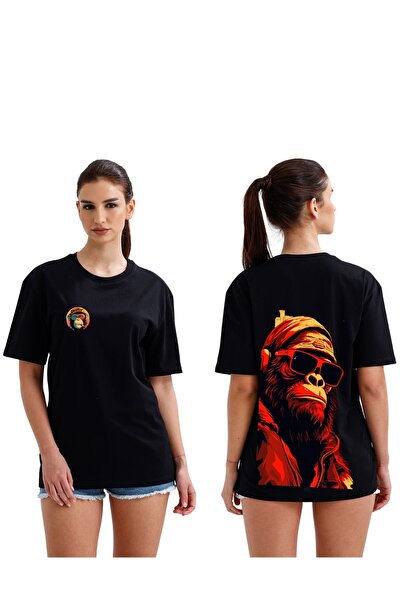 pxm تي شيرت عادي مطبوع للجنسين من ستريتوير