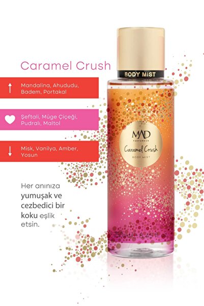 MAD Parfumeur Spray de corp Mad Caramel Crush 250 ml
