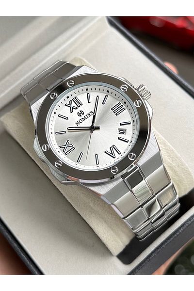 Homies With Steel Calendar Guaranteed Men's Wristwatch Bracelet Gift Hmb990S