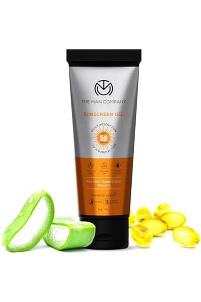 The Man Company Oil-Free Sunscreen Gel SPF 50 PA+++ For Men - 50gm