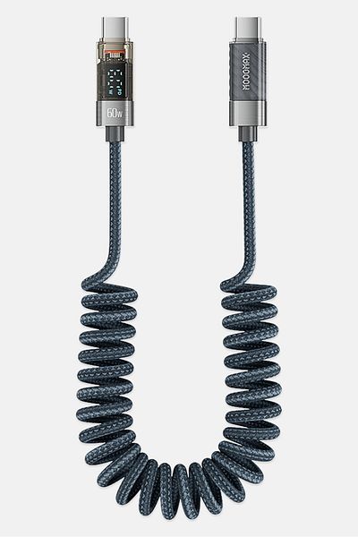 MOOGMAX Mx063 - Type C Fabric Charging Cable, Grey