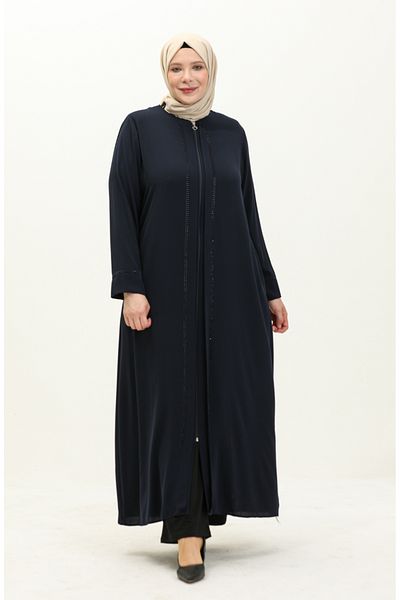 sefamerve Μεγάλο μέγεθος Stoned Ferace 4005-07 Navy Blue