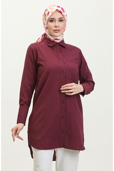 sefamerve Tunica cu nasturi de prune - Model 4820-07
