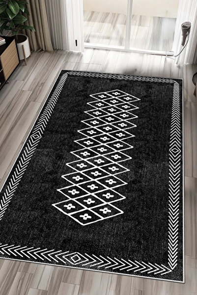 Evimle Makinede yıkanabilir kaymaz taban leke tutmaz mutfak halısı salon halı...