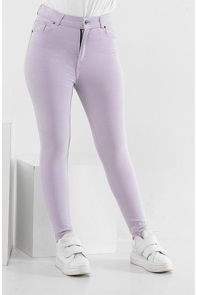 sefamerve Blugi liliac skinny - 30491-02