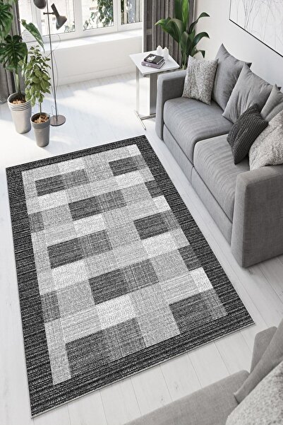 df home Dijital Baskı Yıkanabilir Kaymaz Taban Salon Halısı Mutfak Halısı Kor...