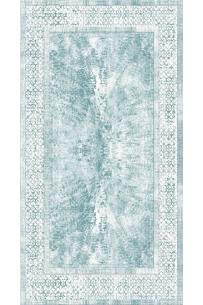 df home Digital Printed Cutting Runner - Washable Non-Slip Base, Entrance Carpet 3545