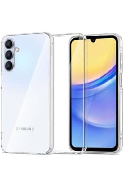 STOREMAX غطاء Ezg Communication متوافق مع هاتف Galaxy A35 Super Silicone Clear Case مع حماية للكاميرا Ezsnshop