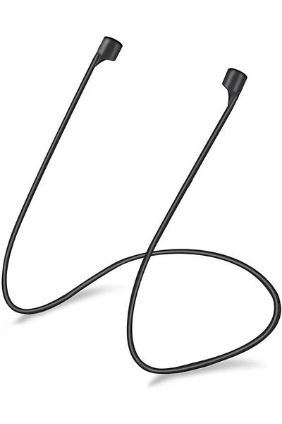 STOREMAX Magnetic Magnet Earphone Lanyard Black for Rom AirPods 1st Generation/2nd Generation [U with AirPods 1/2
