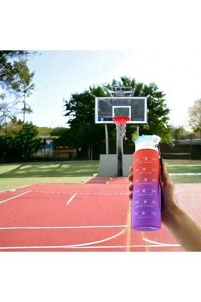 nublado Sports Camping Flask 800 ml Bpa Free Children's Athlete Water Bottle Leakproof Strawless Water Bottle Green Purple