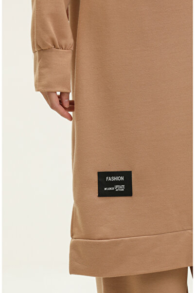 sefamerve Karamell kétszálas tunika és nadrág szett - 0044-24