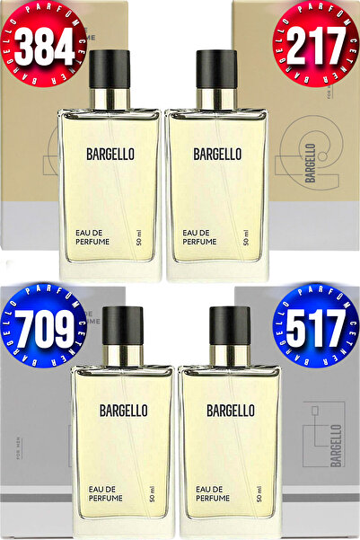 Bargello (384 Floral + 217 Floral) Kadın Parfüm + (709 Oriental + 517 Woody) Erkek Parfüm 50 Ml EDP
