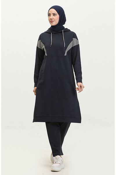 sefamerve Φόρμα φόρμας Color Garnish 3026-07 Navy Blue