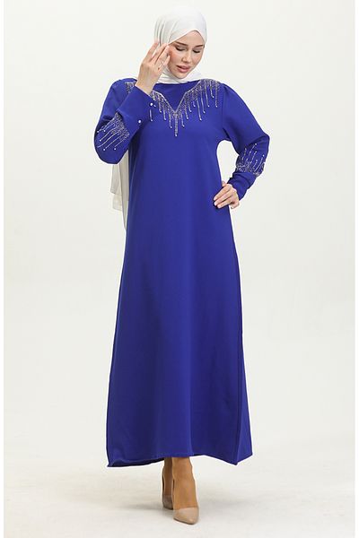 sefamerve Φόρεμα Saks Stone Printed - 0406-05