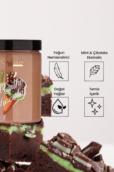 EvyLaure Çikolata & Nane Ekstraktı Yoğun Nemlendirici Body Butter - 280 ml
