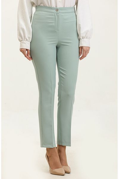 sefamerve Green Straight Leg Trousers - 1148-03
