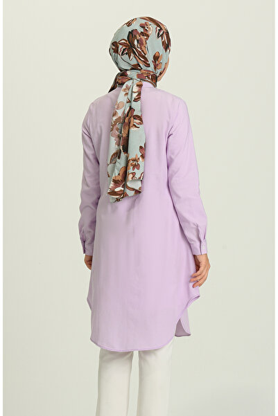 sefamerve Lilac Judge Collar Tunic - 6475-17