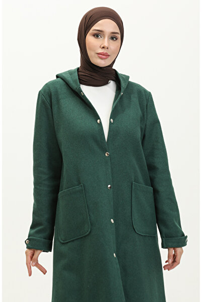 sefamerve Καπάκι σμαραγδένιας πράσινης κουκούλας - 1691-01