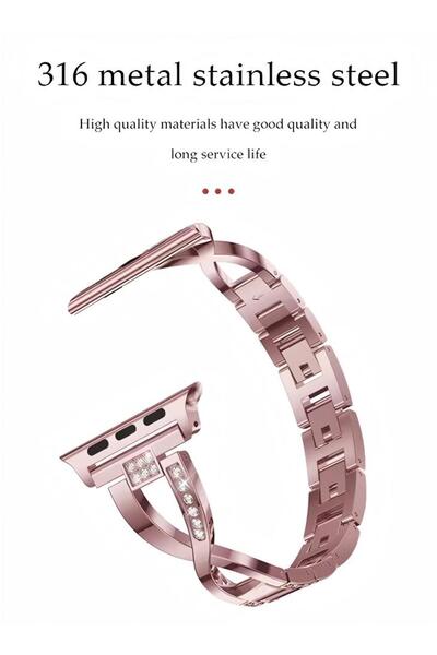 Generic LNKOO Replacement Band For Apple Watch Series 1/2/3/4 40mm Rose Pink