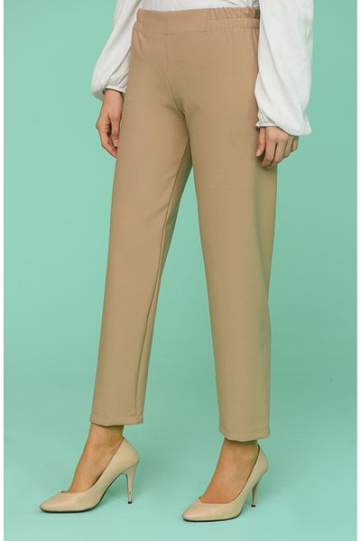 sefamerve Ελαστικό παντελόνι μέσης 1983C-09 Model Milk Coffee Color